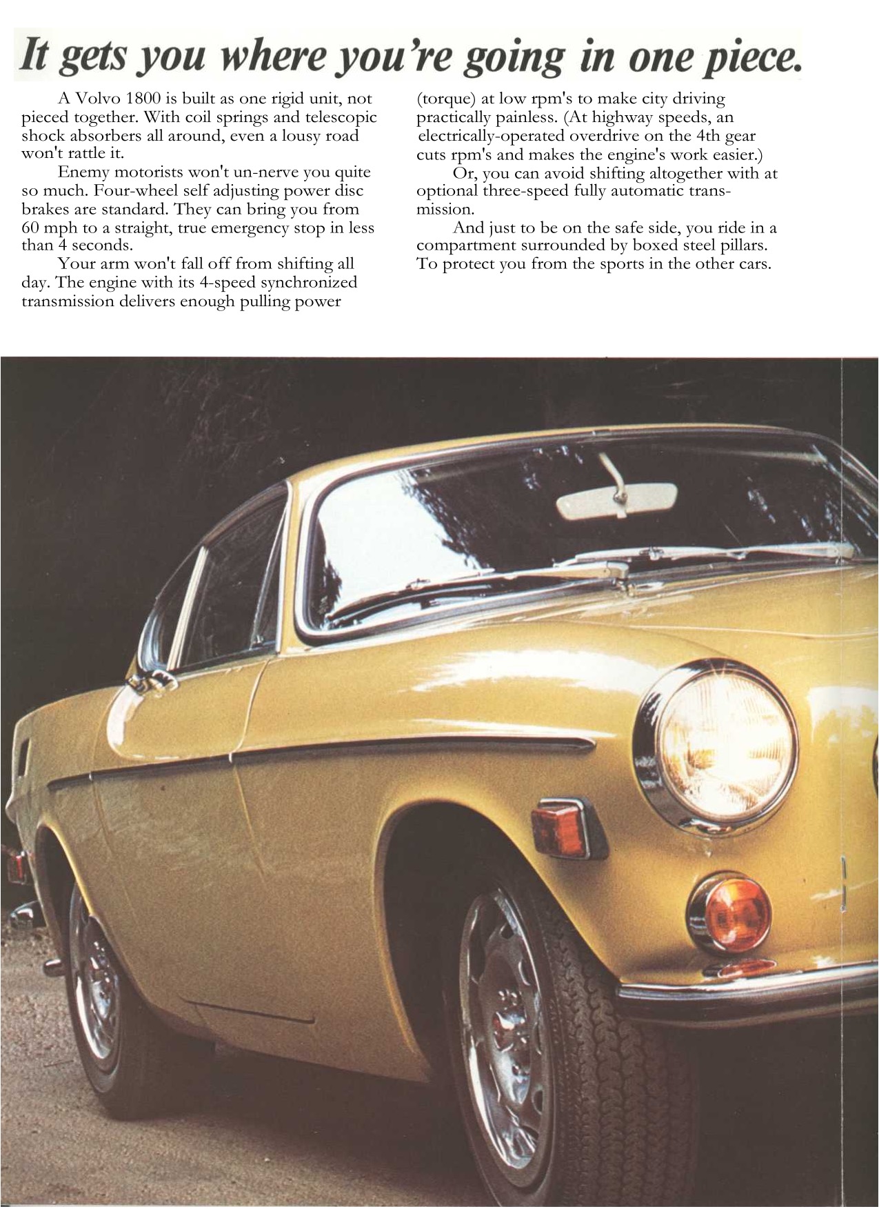 1971 Volvo P1800ES Brochure Page 14